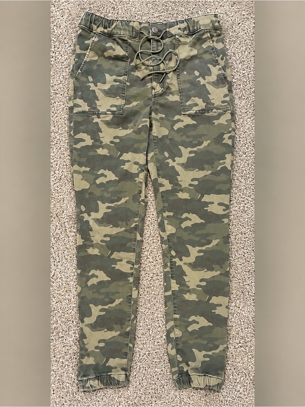 American Eagle Next Level Stretch Camo Jogger Pants Women’s 12 Regular Ankle Zip
